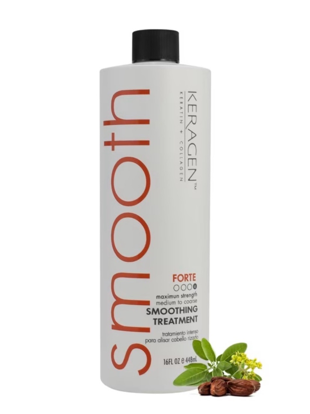 Keragen Smooth Forte Hair Smoothing/Keratin Lacioxin Treatment BOND COMPLEX 32oz